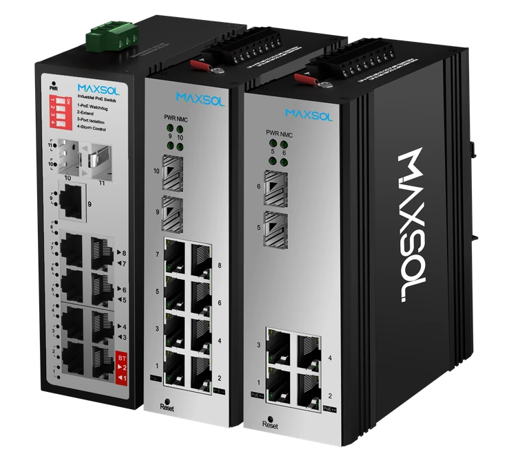 Industrieller PoE Switch