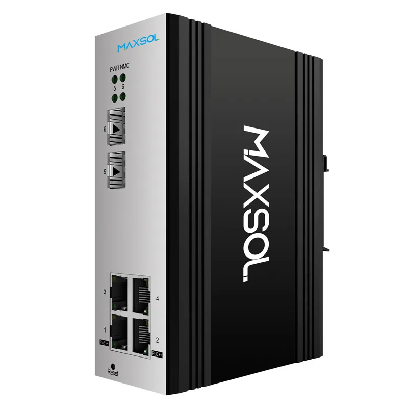 Gemanagter industrieller 4-Port-Gigabit-PoE++-Switch