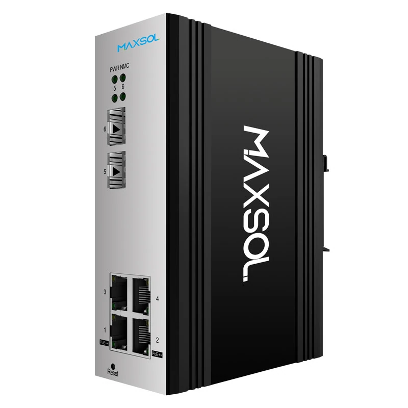 Gemanagter industrieller 4-Port-Gigabit-PoE++-Switch