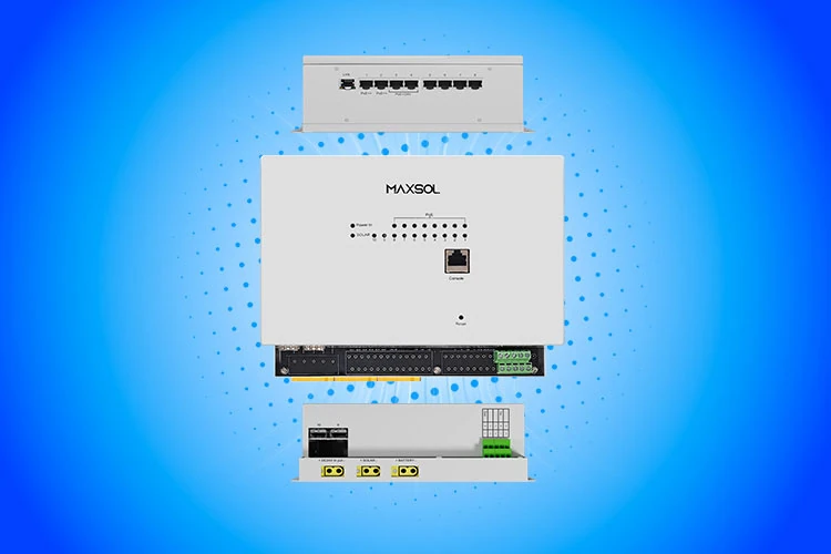 Industrieller Solar-PoE-Switch
