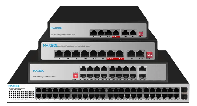 Kommerzieller PoE-Switch mit 1000Mbps