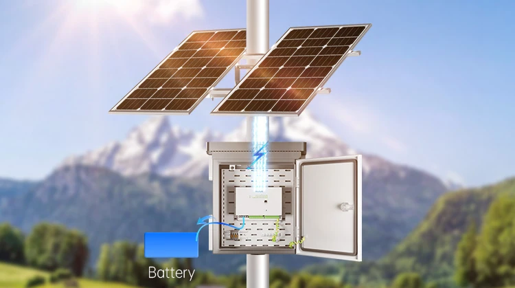 Integrierter 20A-Solarladeregler