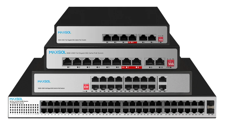 Kommerzieller PoE-Switch mit 1000Mbps