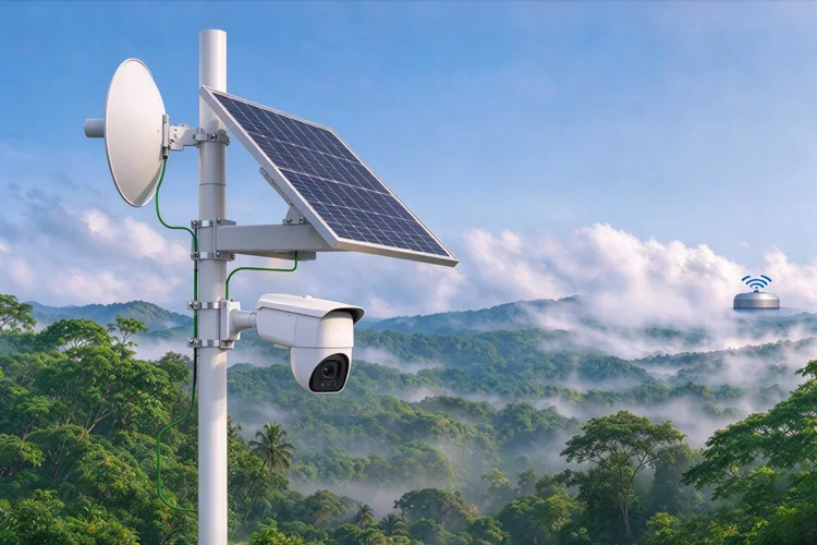Solarbetriebene Lösung für drahtlose CPE